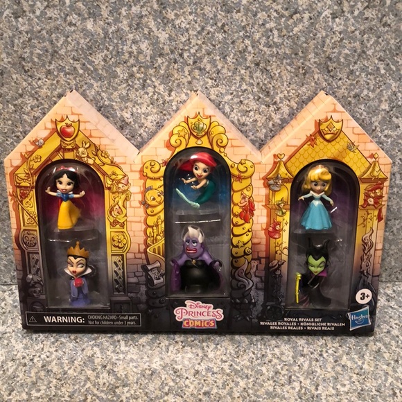 Disney Princess COMICS Royal Rivals Set! Sooo adorable! Collectible! 6 total!! - Picture 1 of 5